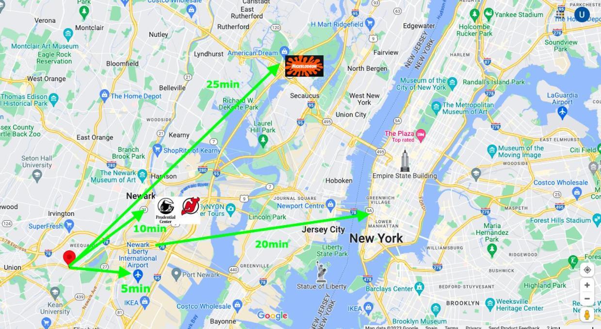Best Ewr Airport Studio-Hot Tub-Free Parking Hillside المظهر الخارجي الصورة